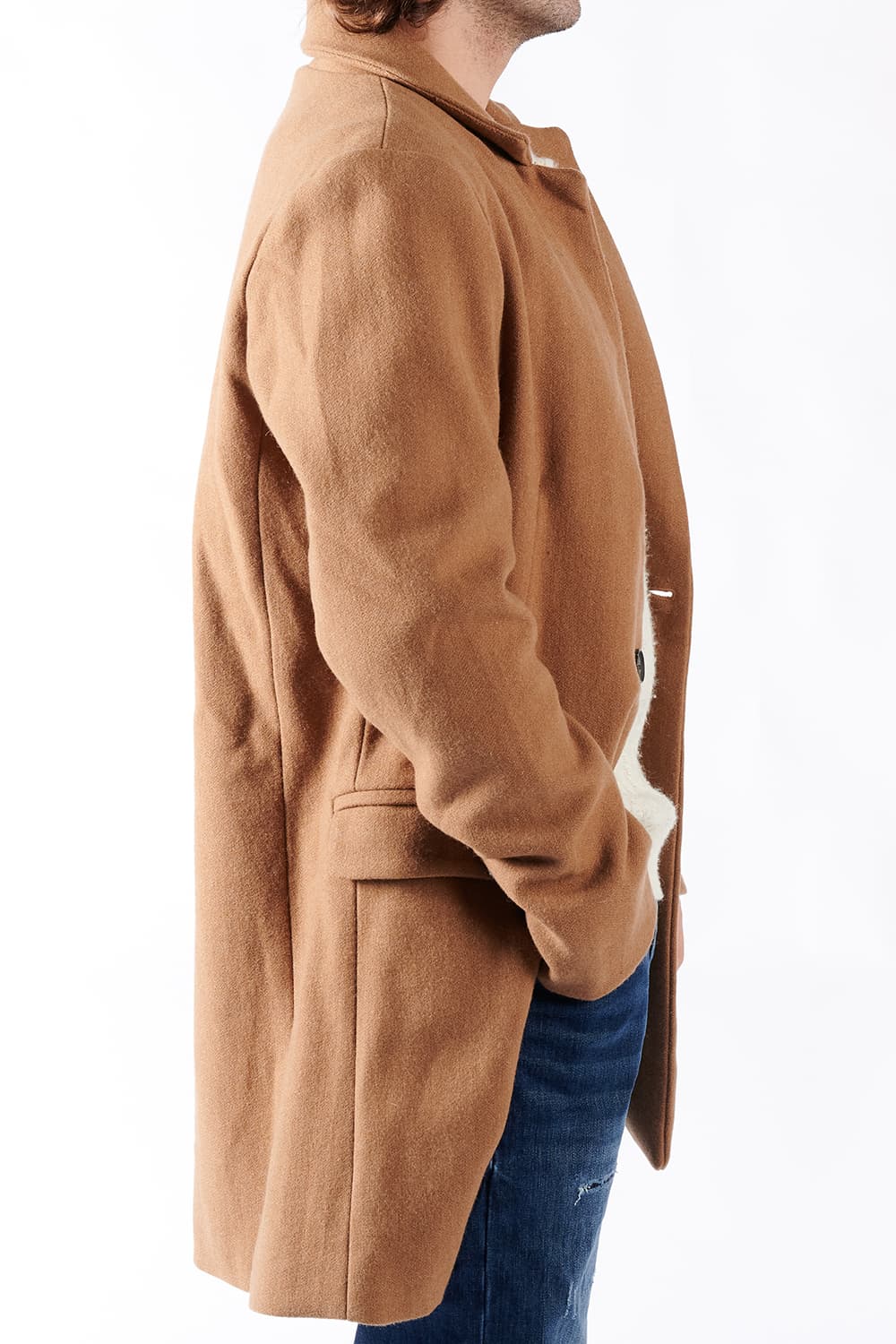 Made in Italy Mixed Cashmere Men's Elegant Coat - Barone Firenze