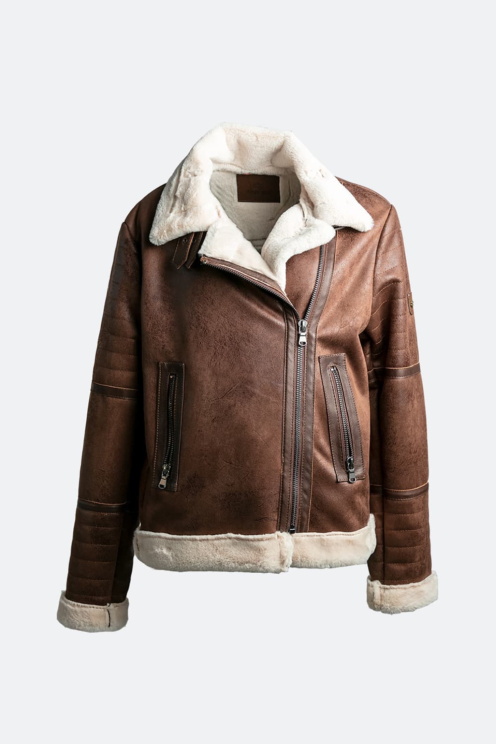 Chiodo Gold Shearling Style Made in Italy - Baron Florence