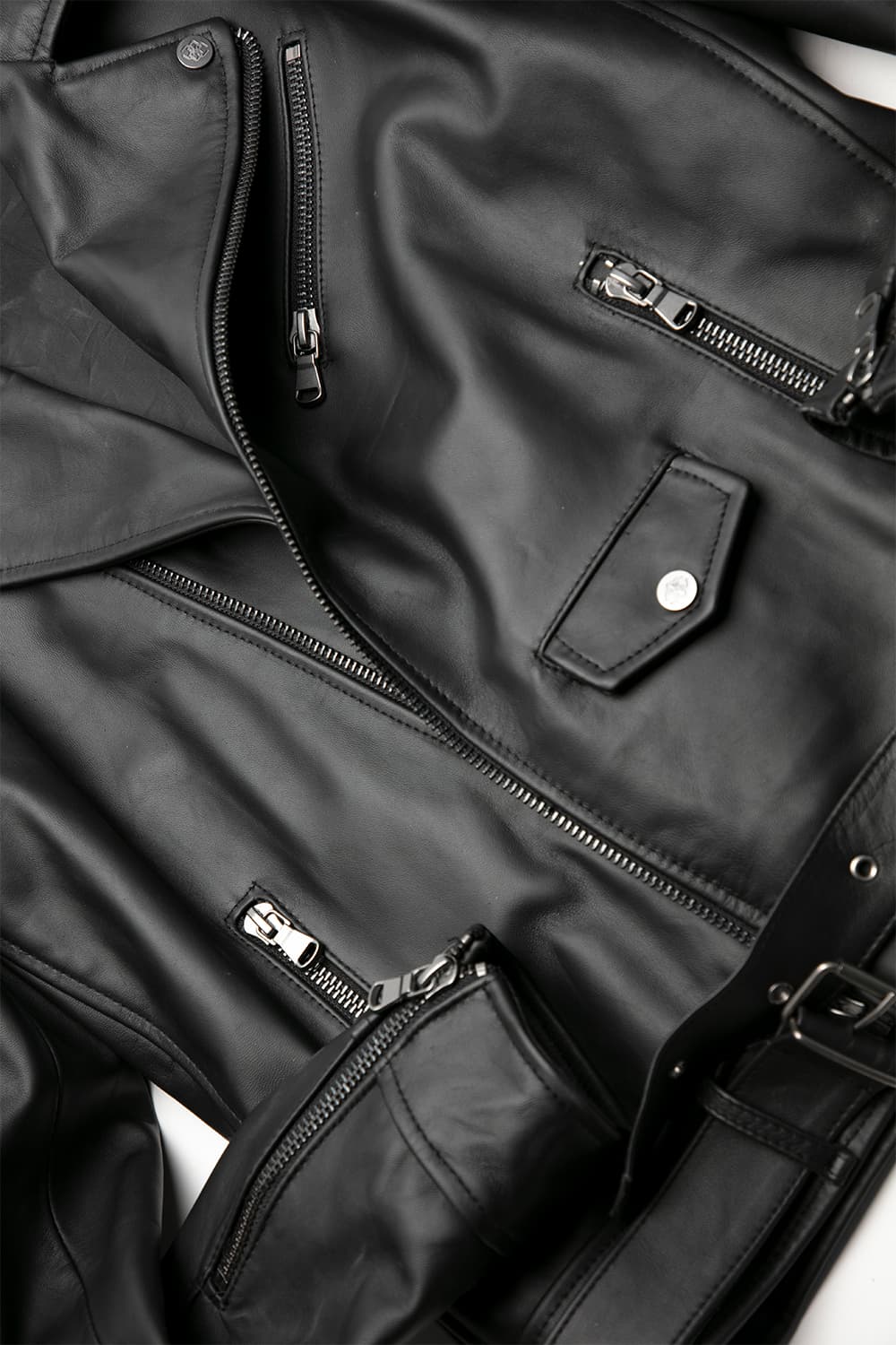 Chiodo Uomo jacket 100% genuine leather Made in Italy - Barone Firenze
