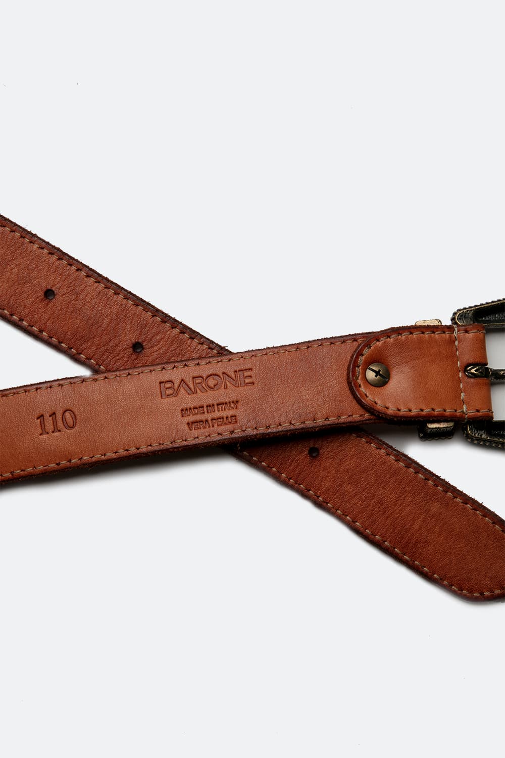 Dallas belt 100% genuine leather Made in Italy - Barone Firenze