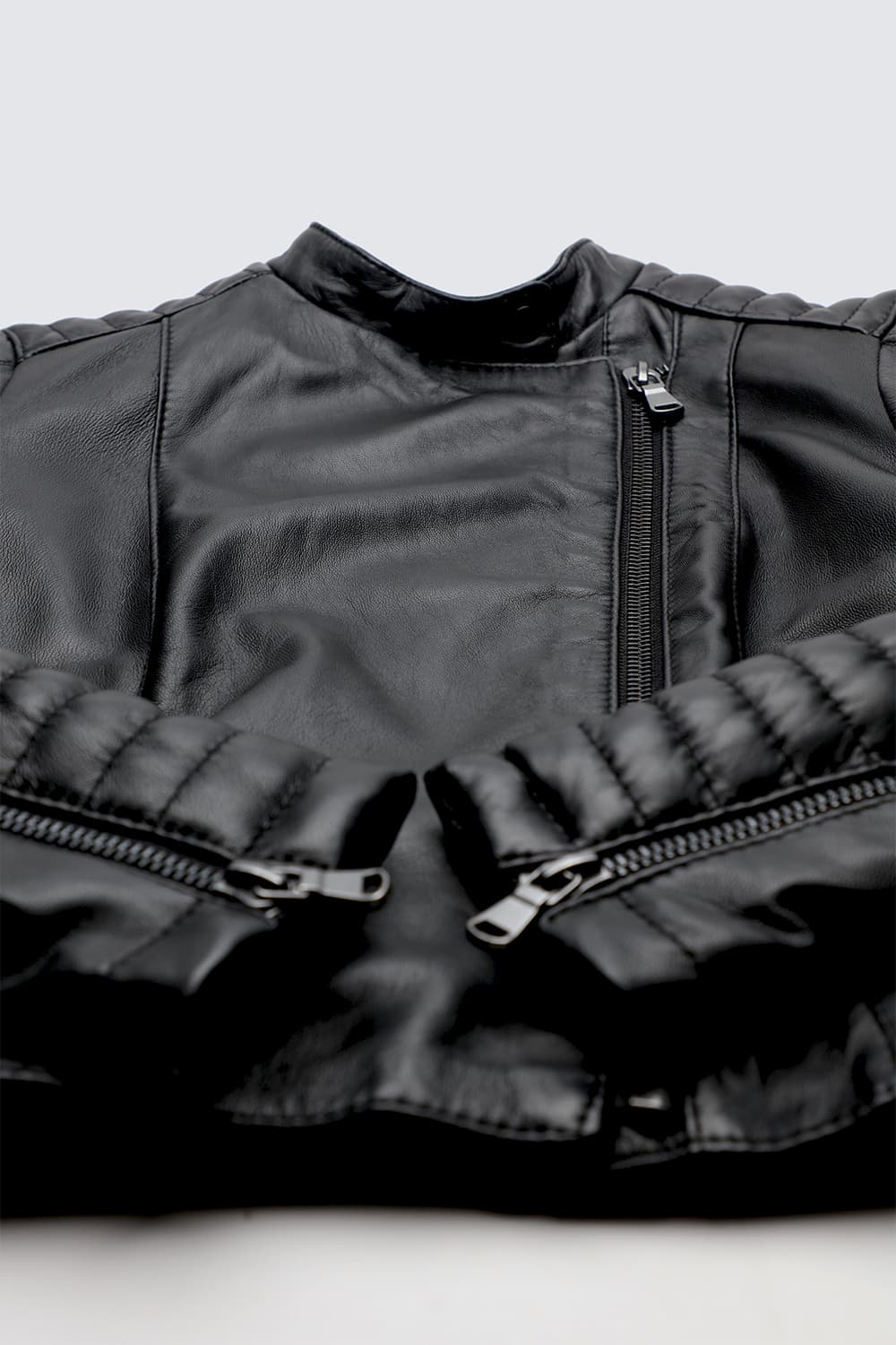 Faby Bike Corto women's jacket 100% genuine leather Made in Italy - Barone Firenze