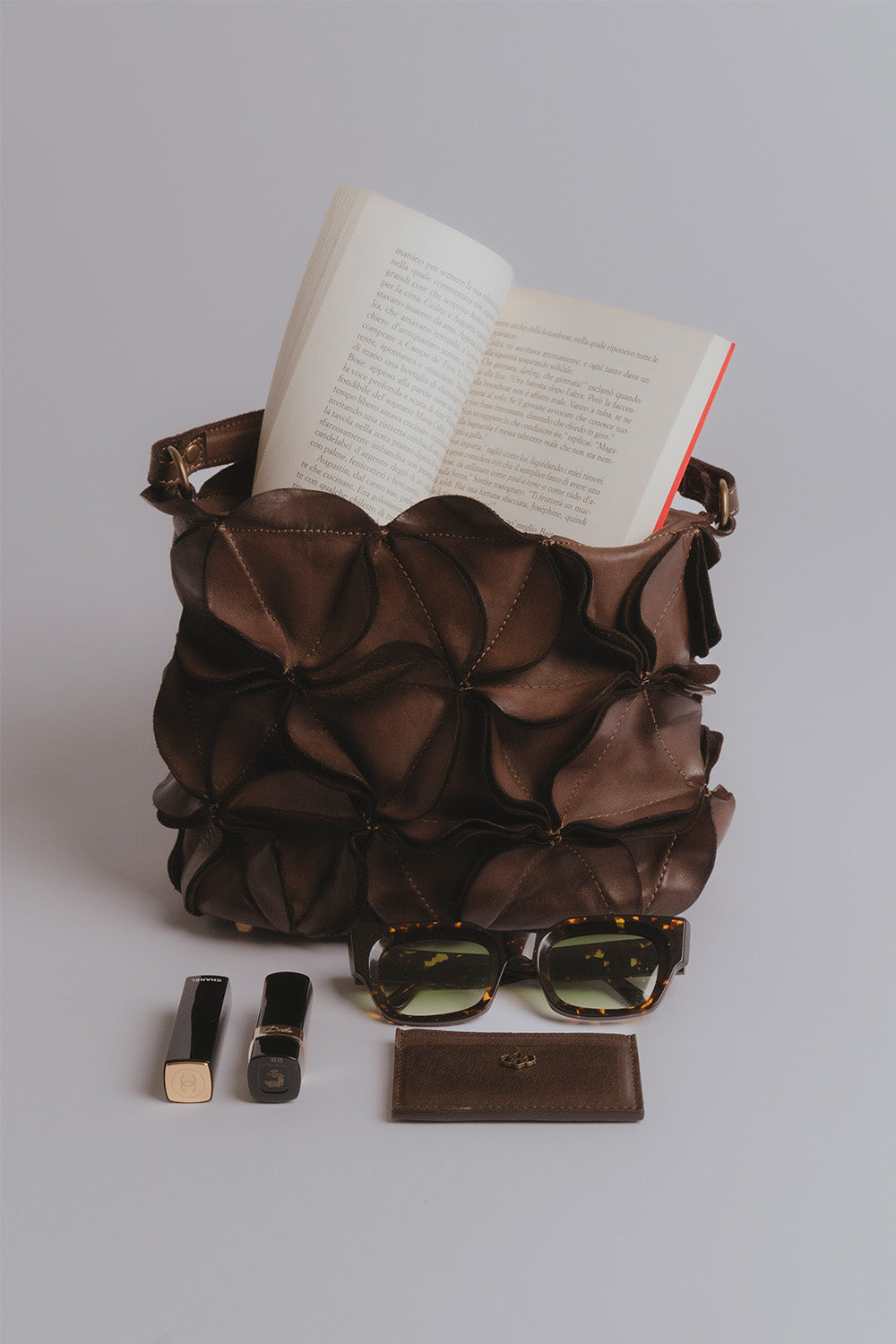 Fiore bag woman 100% genuine leather Made in Italy - Barone Firenze