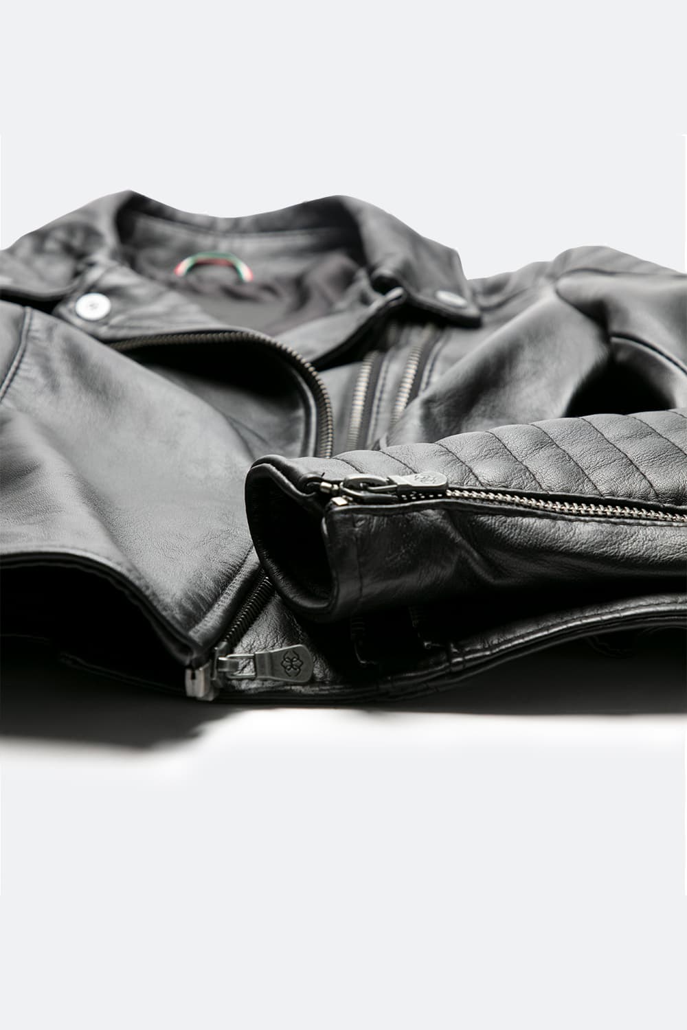 Gaia Bike women's jacket 100% genuine leather Made in Italy - Barone Firenze
