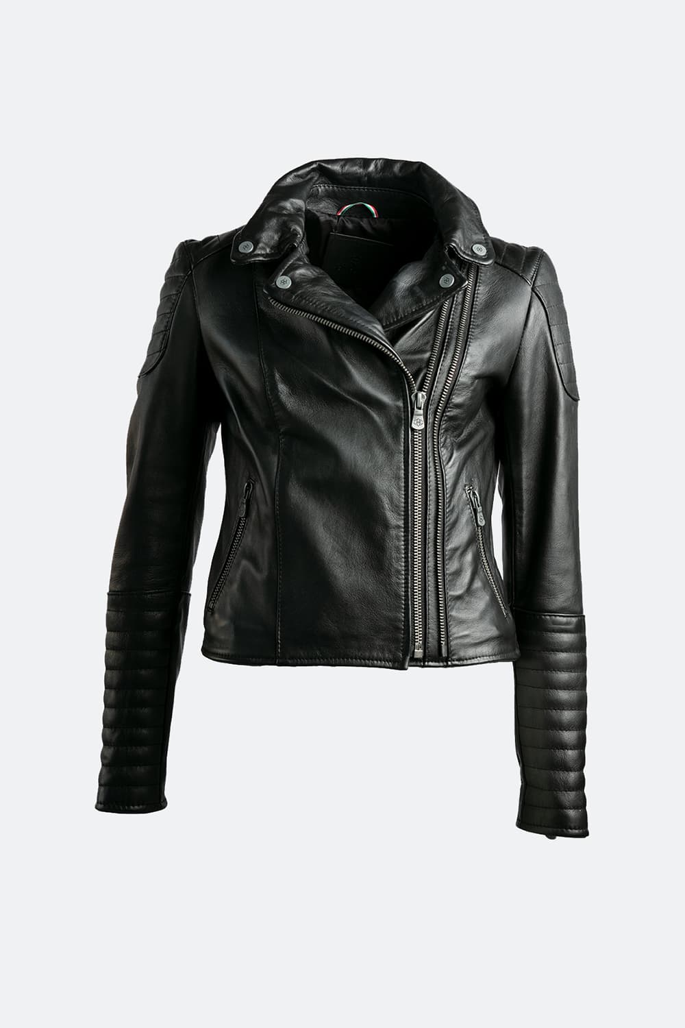 Gaia Bike women's jacket 100% genuine leather Made in Italy - Barone Firenze
