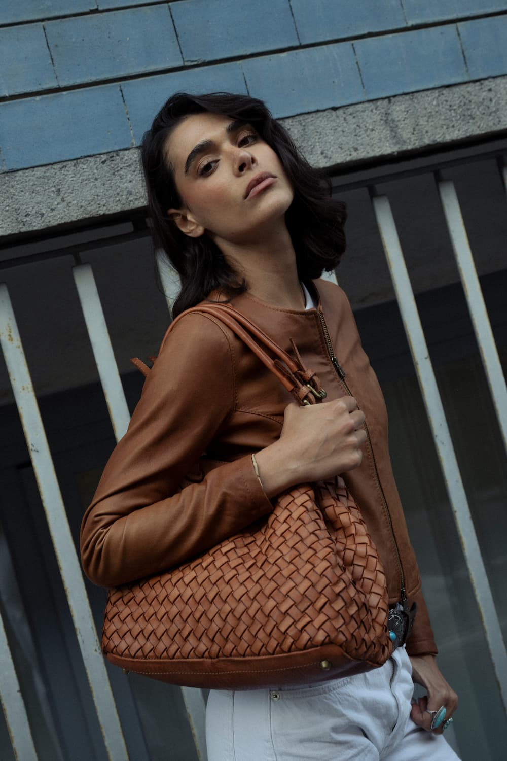 Irene Corto Gold Vintage women's jacket 100% genuine leather Made in Italy - Barone Firenze