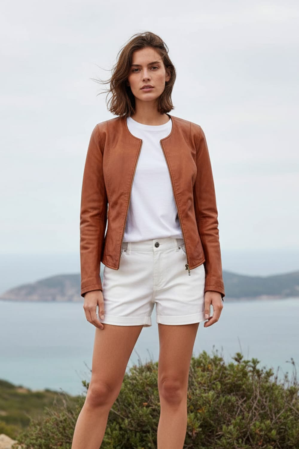 Irene Gold Vintage women's jacket 100% genuine leather Made in Italy - Barone Firenze