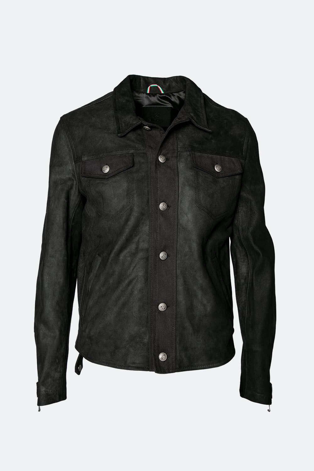 Leo man jacket 100% genuine leather Made in Italy - Barone Firenze