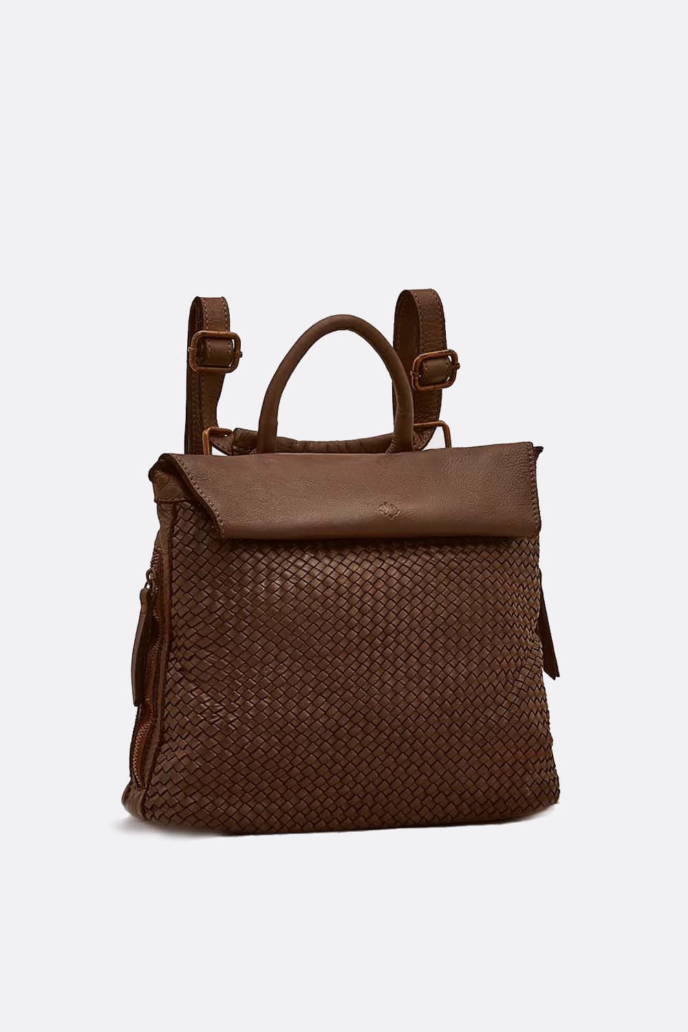 Pisa women's backpack 100% genuine leather Made in Italy - Barone Firenze
