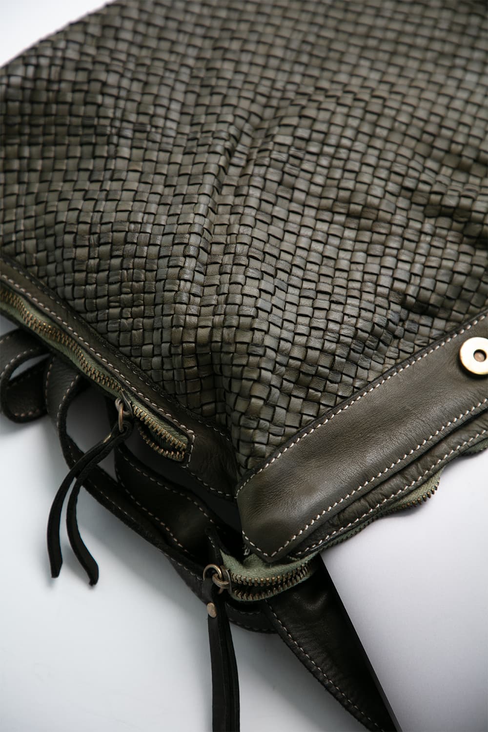 Pisa women's backpack 100% genuine leather Made in Italy - Barone Firenze