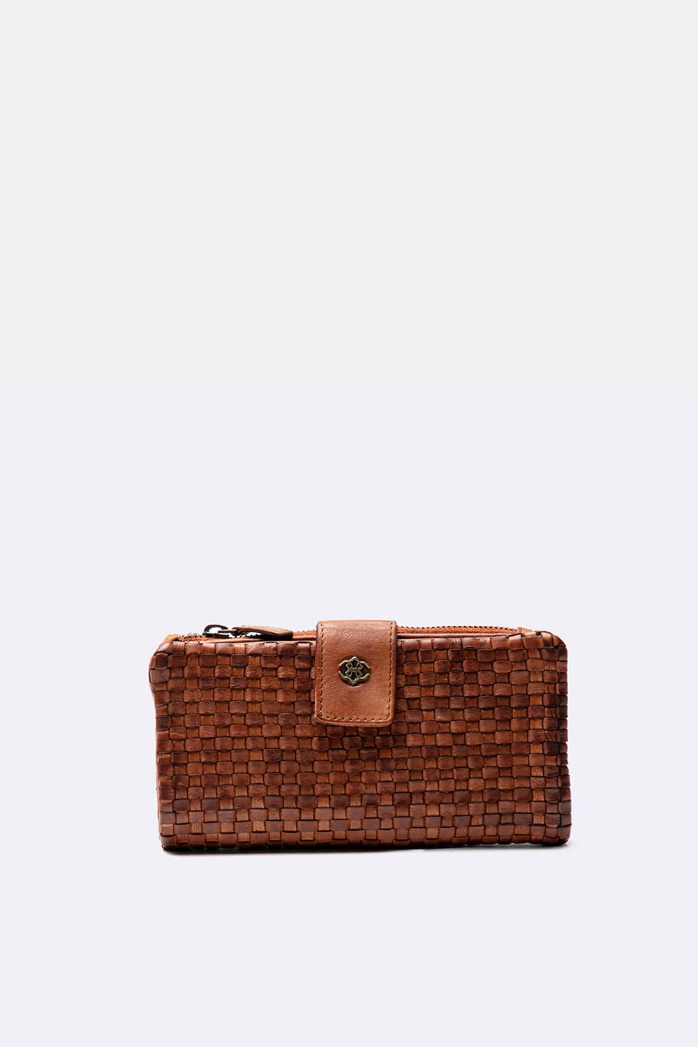 Intreccio Large Button Wallet - Barone Firenze