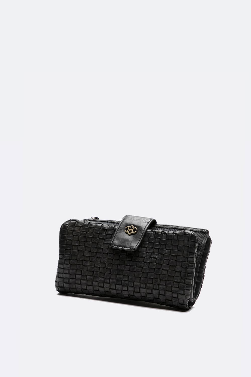 Intreccio Large Button Wallet - Barone Firenze