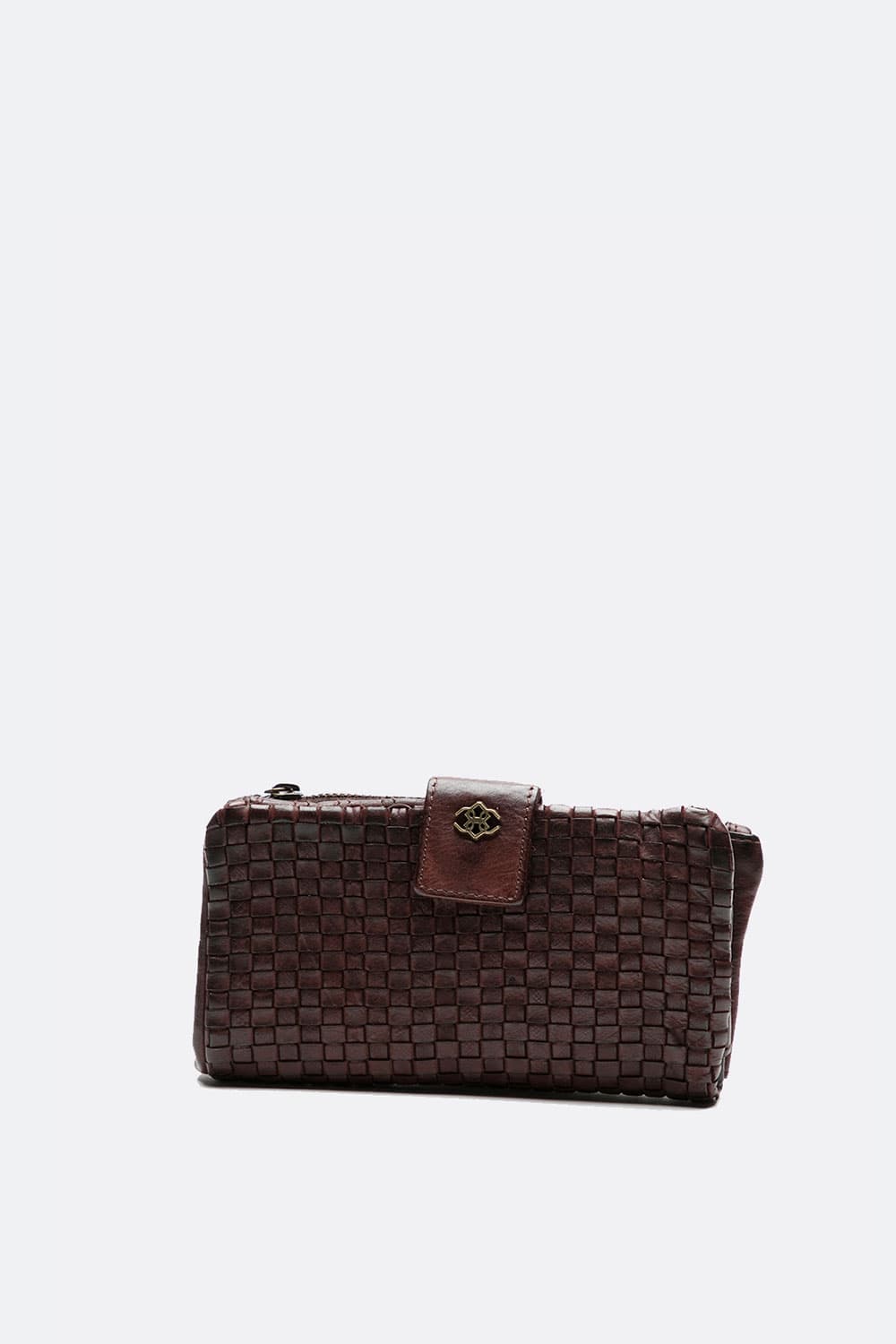 Intreccio Large Button Wallet - Barone Firenze