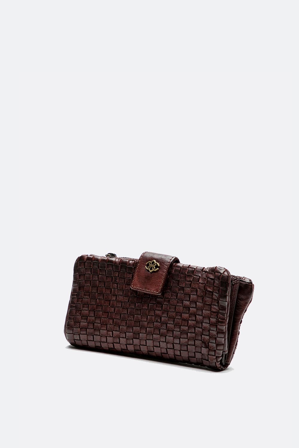 Intreccio Large Button Wallet - Barone Firenze