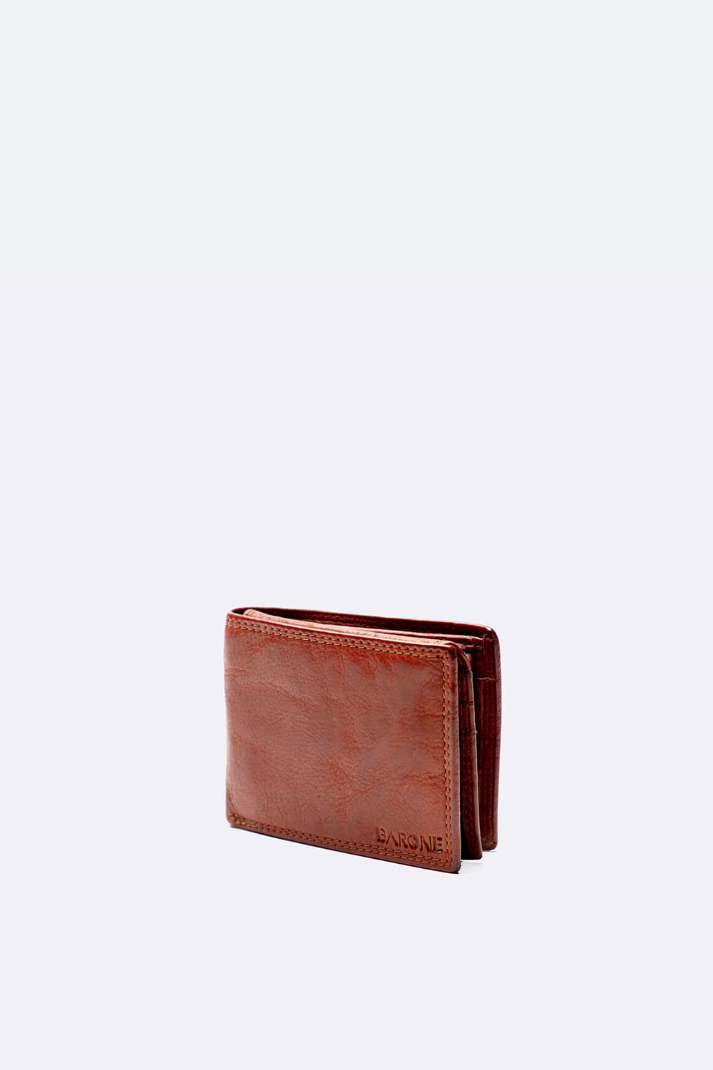 Men's Smooth Wallet 100% genuine leather Made in Italy | Barone Firenze