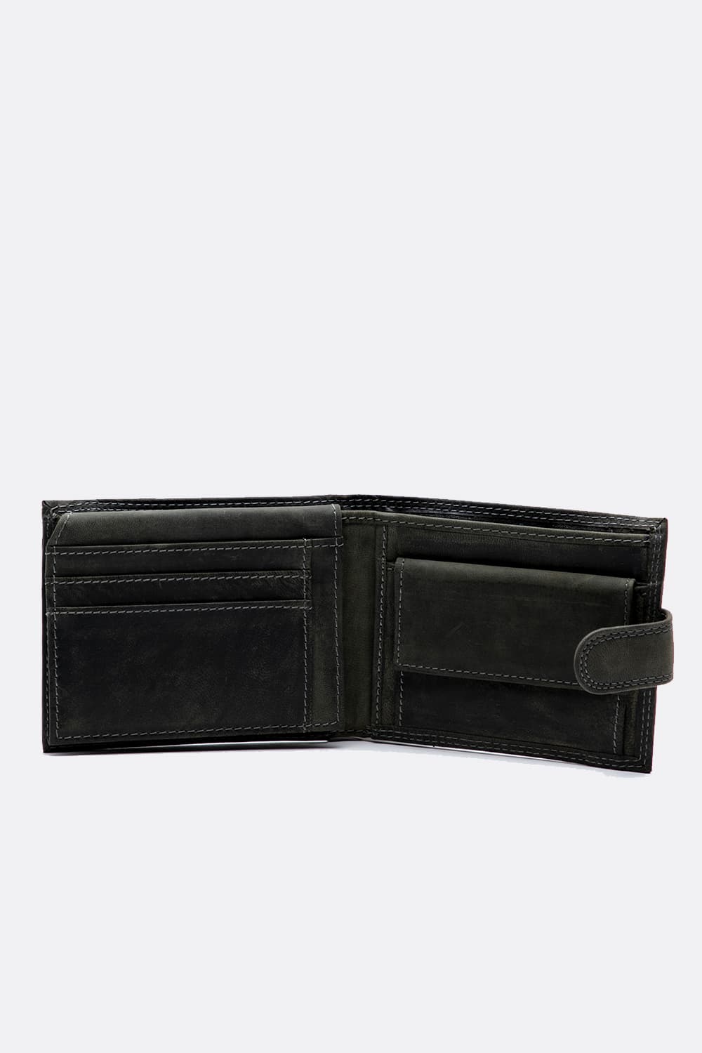 Oiled Wallet with Button - Baron Florence