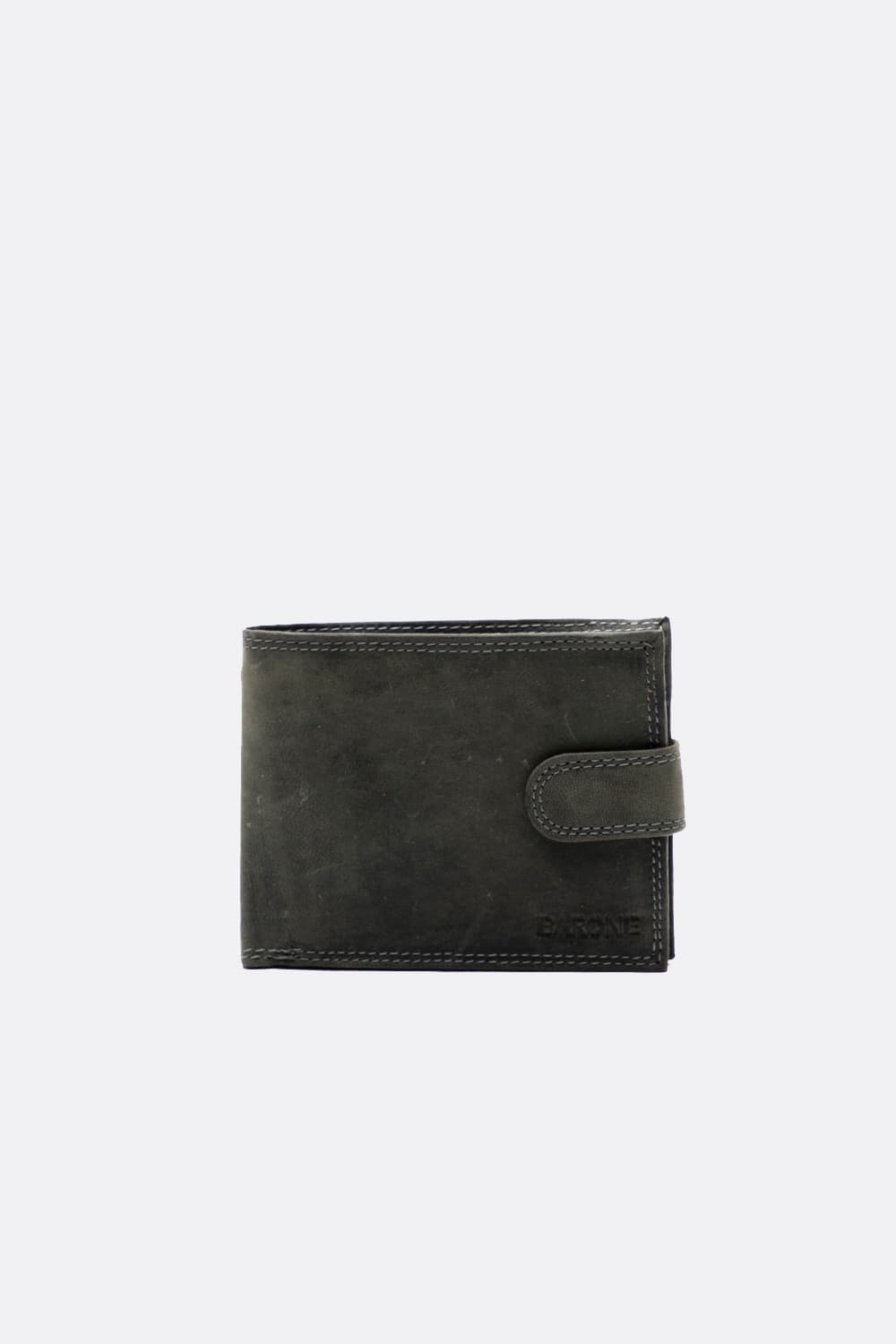 Oiled Wallet with Button - Baron Florence