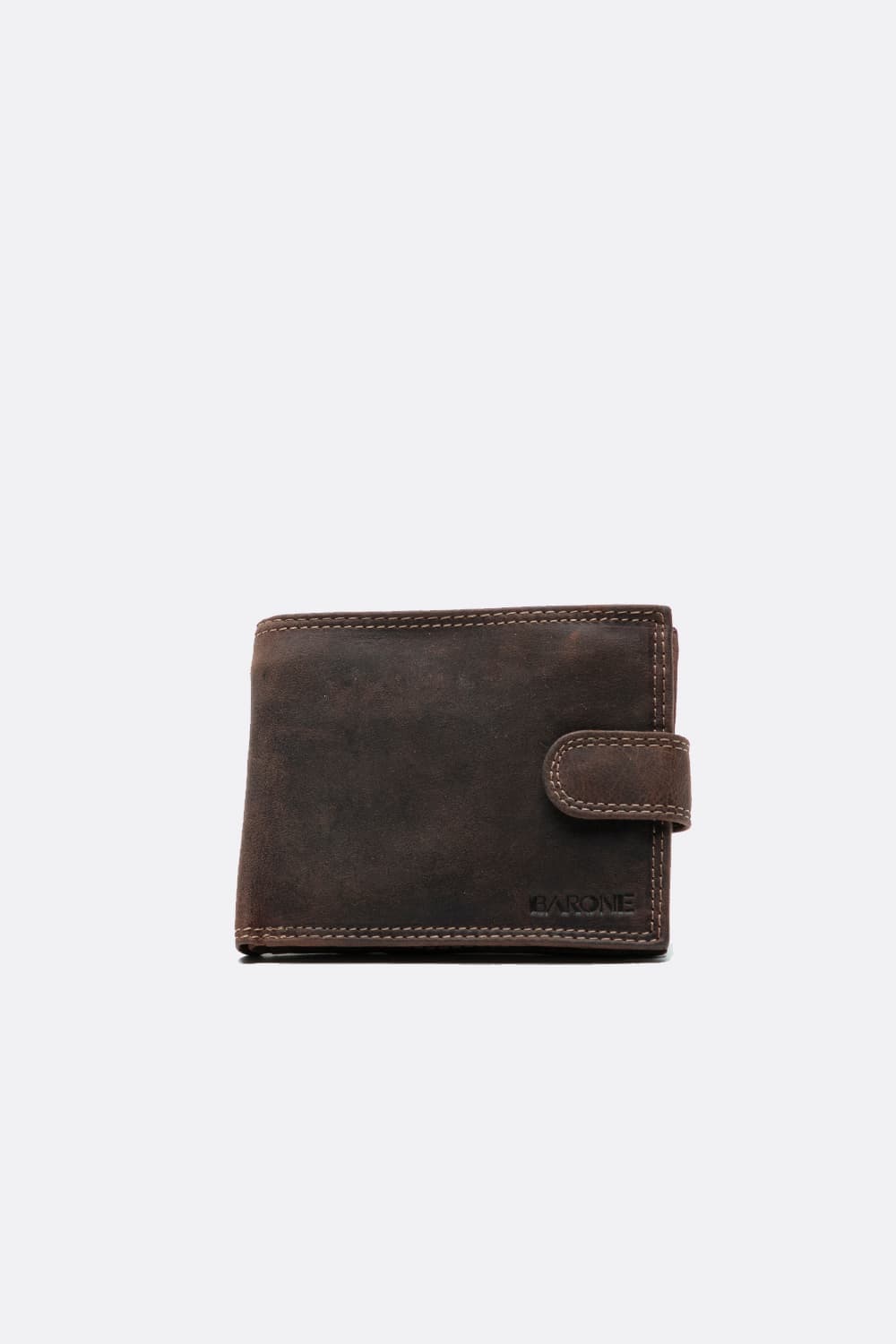 Oiled Wallet with Button - Baron Florence