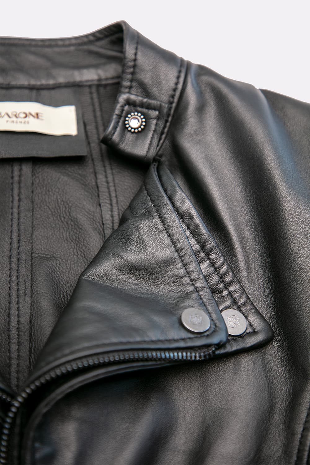 Rebe Unlined women's jacket 100% genuine leather Made in Italy- Barone Firenze