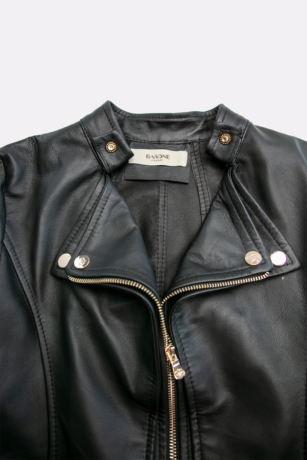 Rebe Unlined women's jacket 100% genuine leather Made in Italy- Barone Firenze