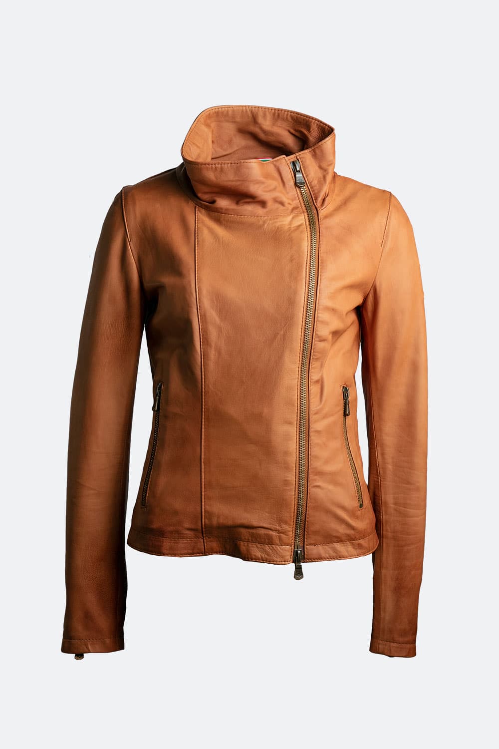 Sally Bis Vintage women's jacket 100% genuine leather Made in Italy - Barone Firenze