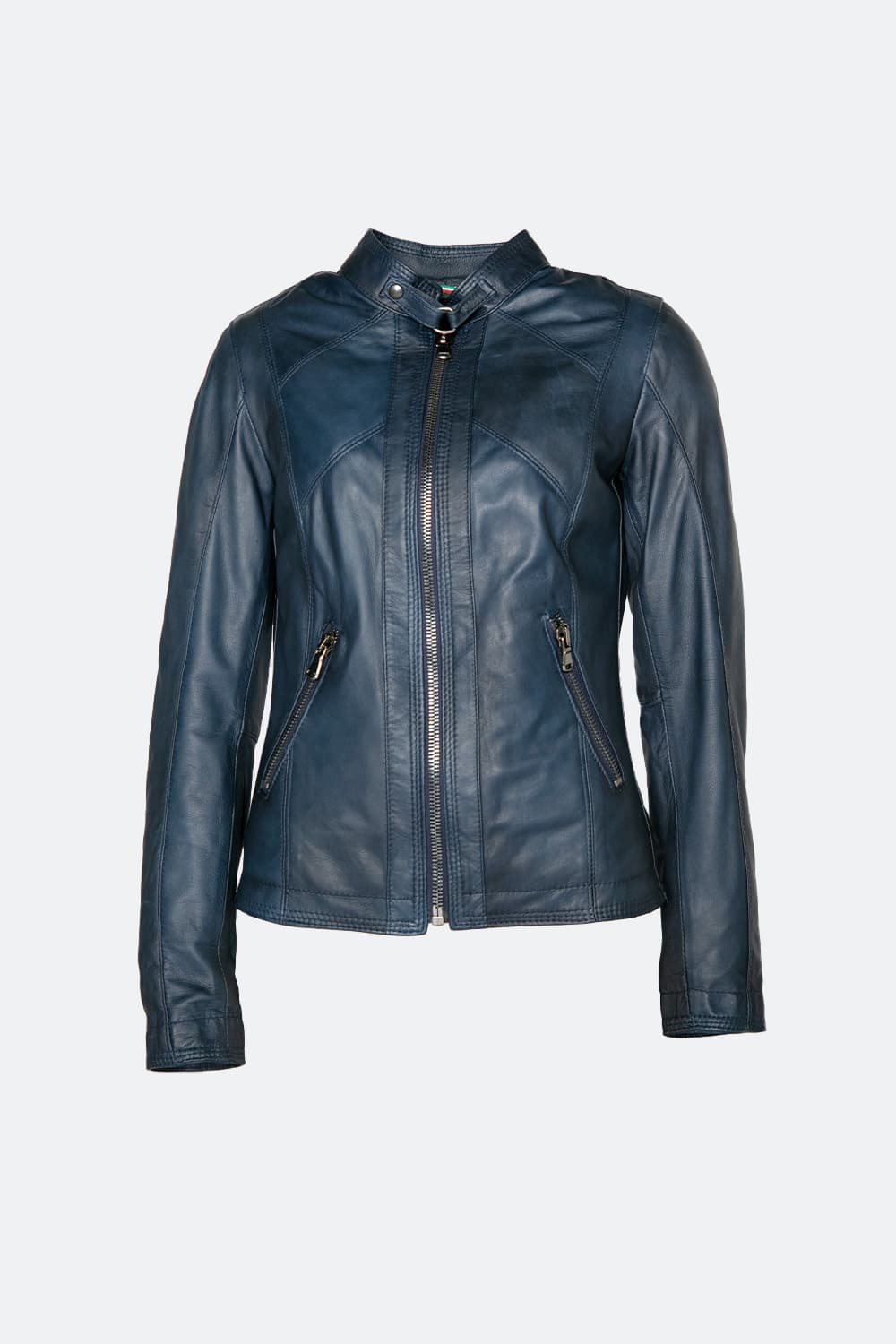 Sofia woman jacket 100% genuine leather Made in Italy - Barone Firenze