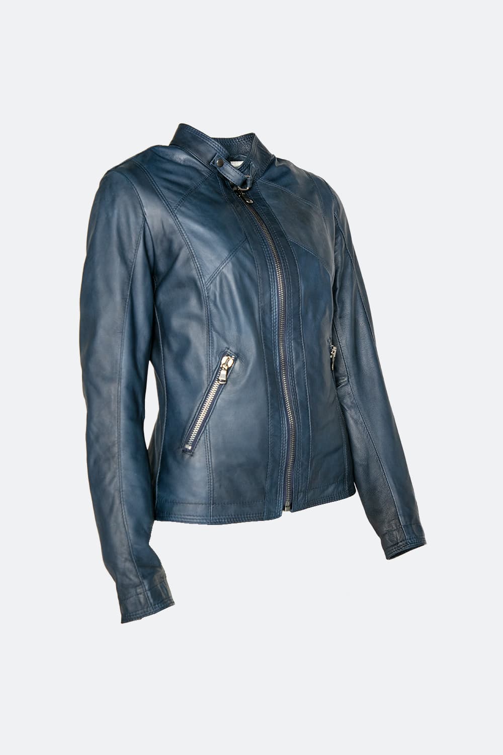 Sofia woman jacket 100% genuine leather Made in Italy - Barone Firenze