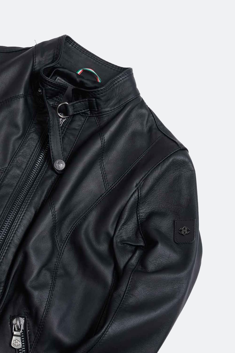 Sofia woman jacket 100% genuine leather Made in Italy - Barone Firenze