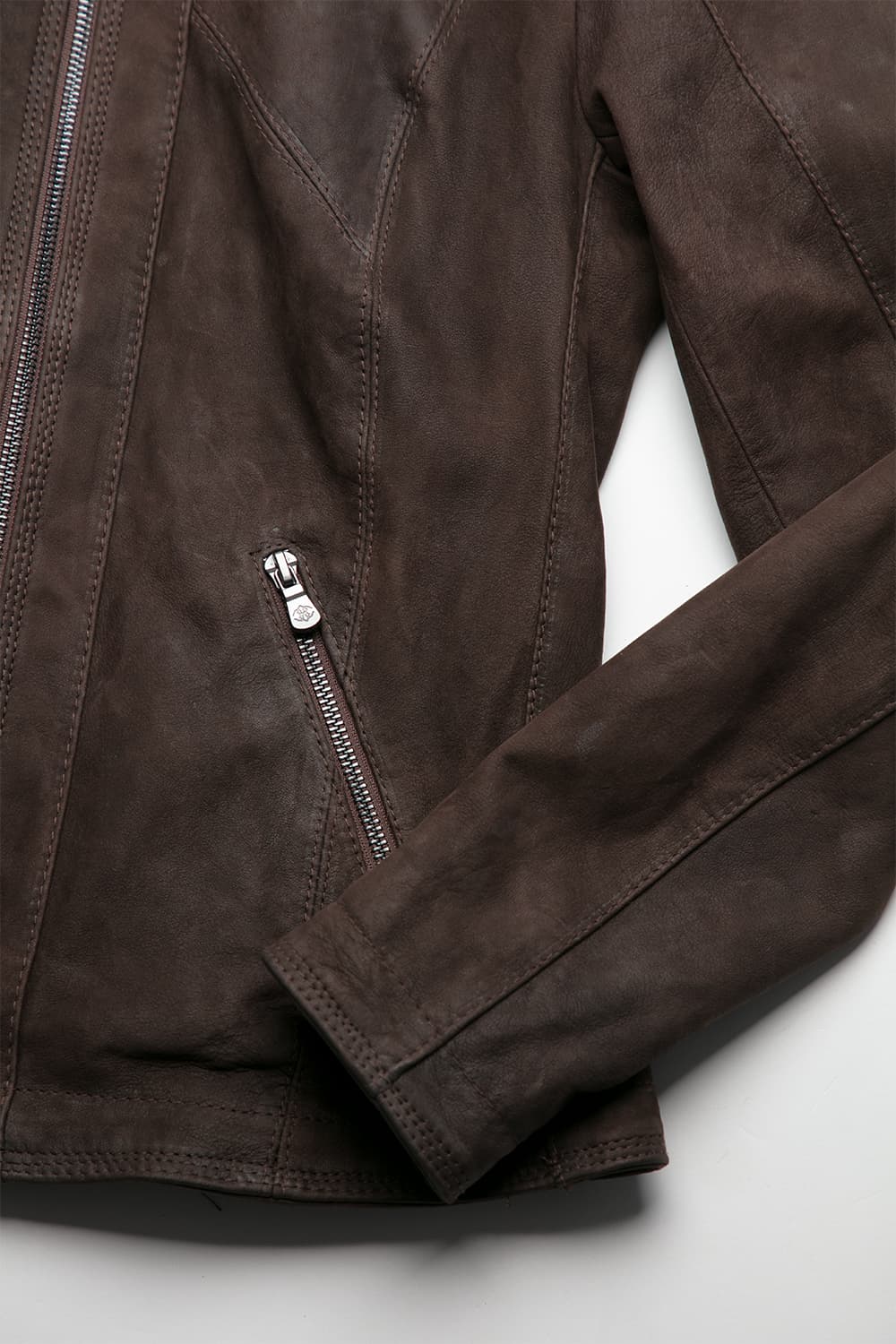 Sofia Oleato Hooded Fur Tdm women's jacket 100% genuine leather Made in Italy - Barone Firenze