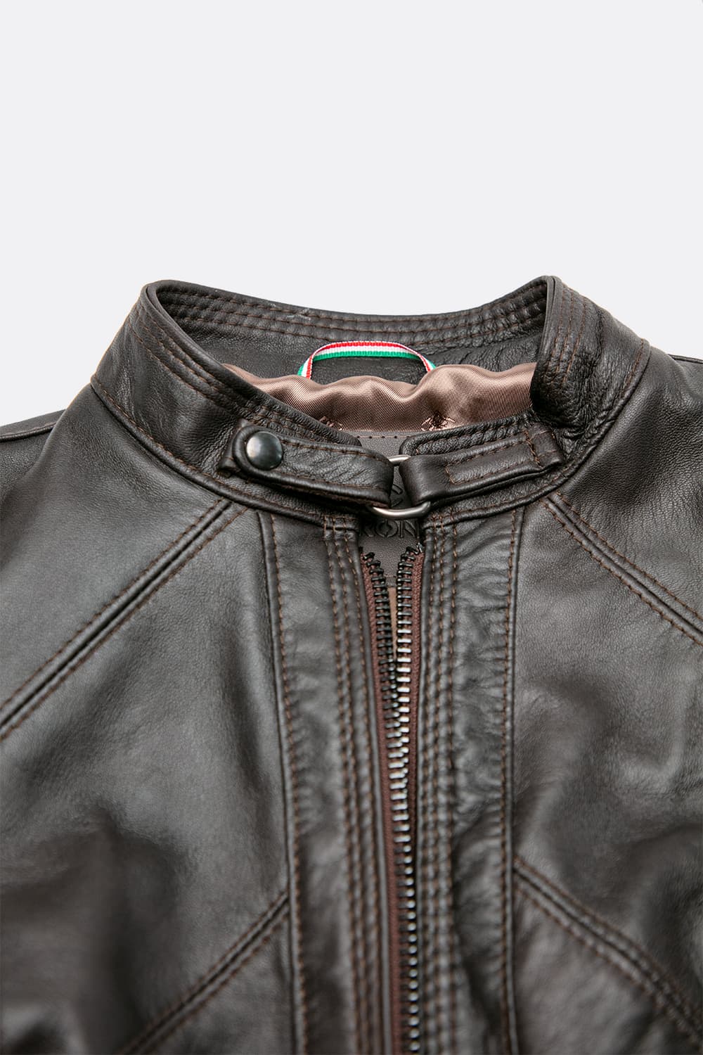 Sofia woman jacket 100% genuine leather Made in Italy - Barone Firenze