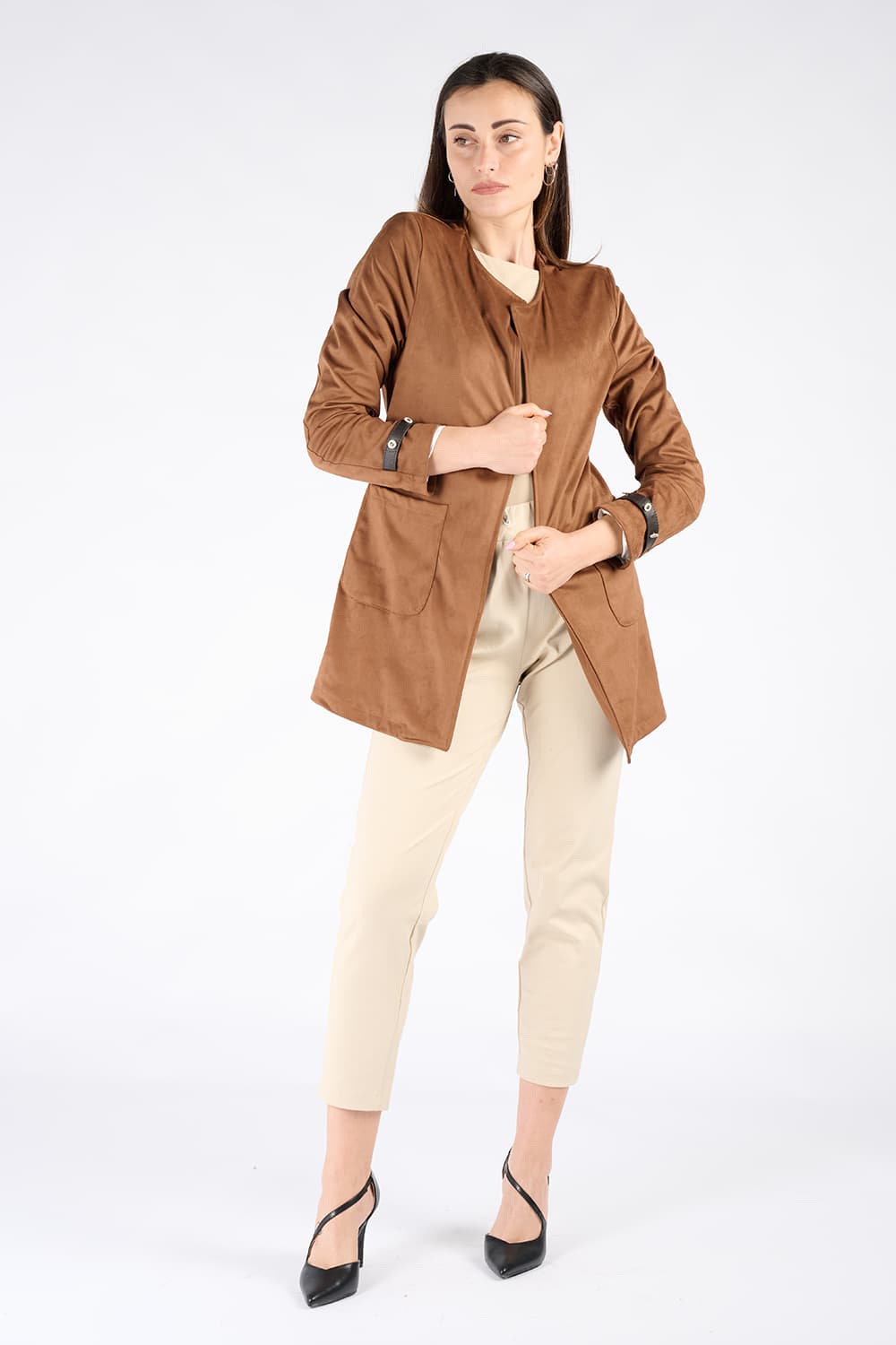 Alcantara duster 100% Made in Italy - Barone Firenze