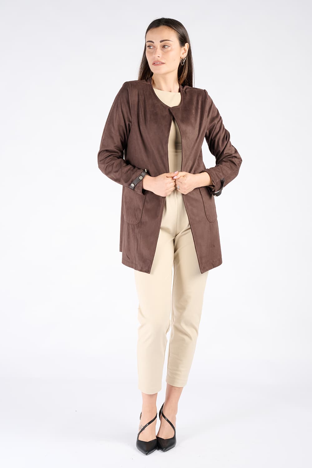 Alcantara duster 100% Made in Italy - Barone Firenze