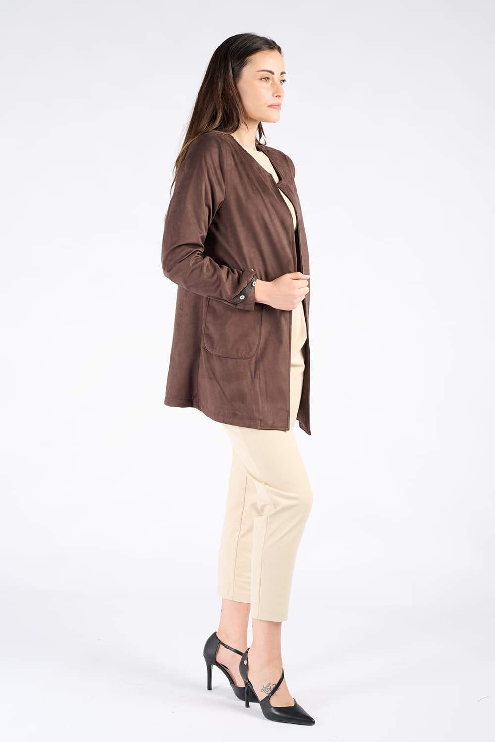Alcantara duster 100% Made in Italy - Barone Firenze