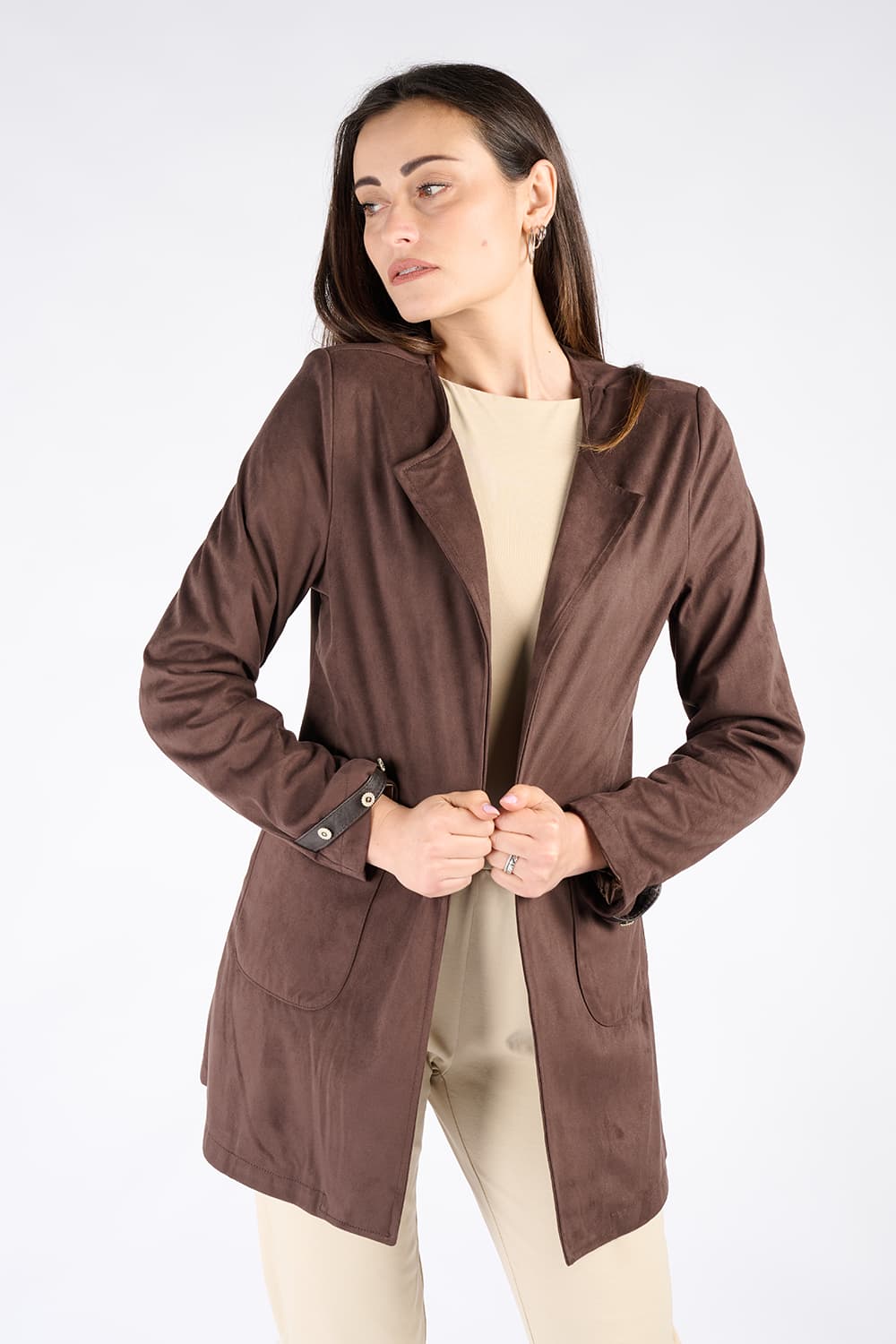 Alcantara duster 100% Made in Italy - Barone Firenze