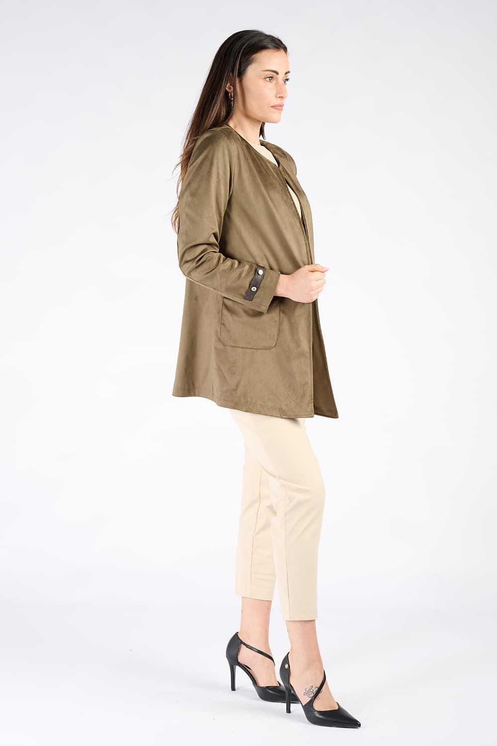 Alcantara duster 100% Made in Italy - Barone Firenze