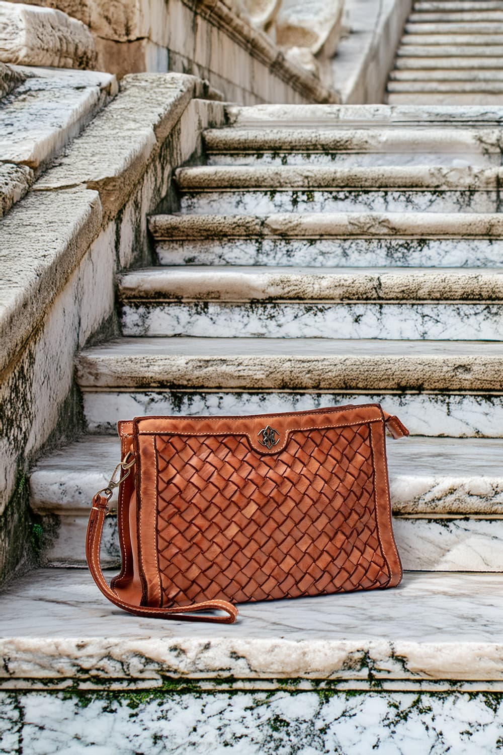 Venus Intreccio bag 100% genuine leather Made in Italy - Barone Firenze