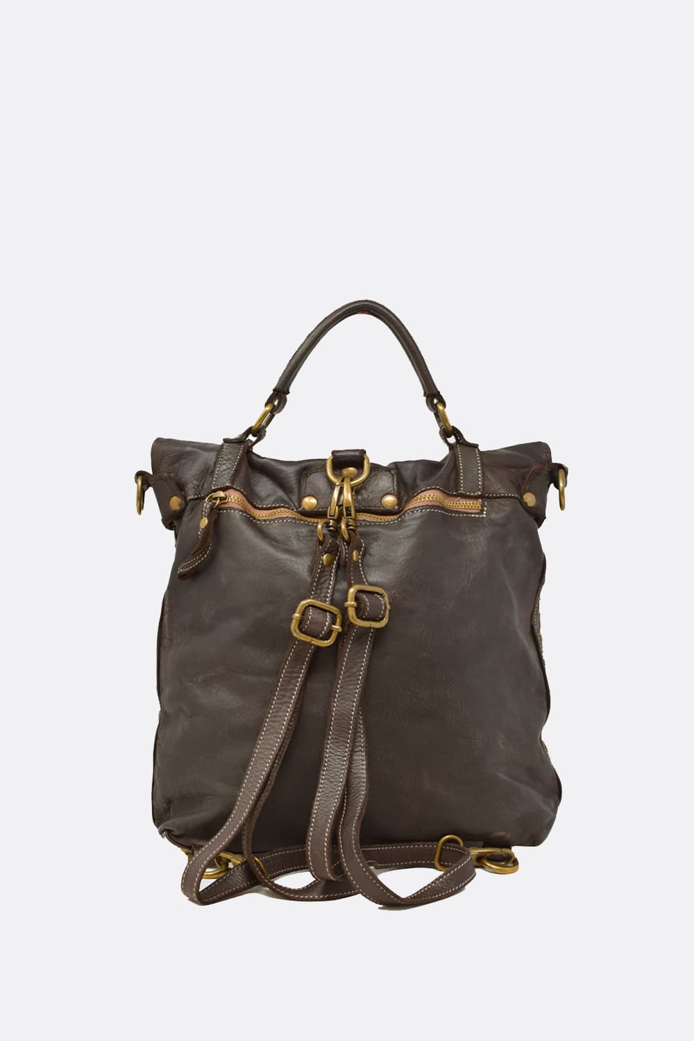 Forte Piccolo Backpack 100% genuine leather Made in Italy - Barone Firenze