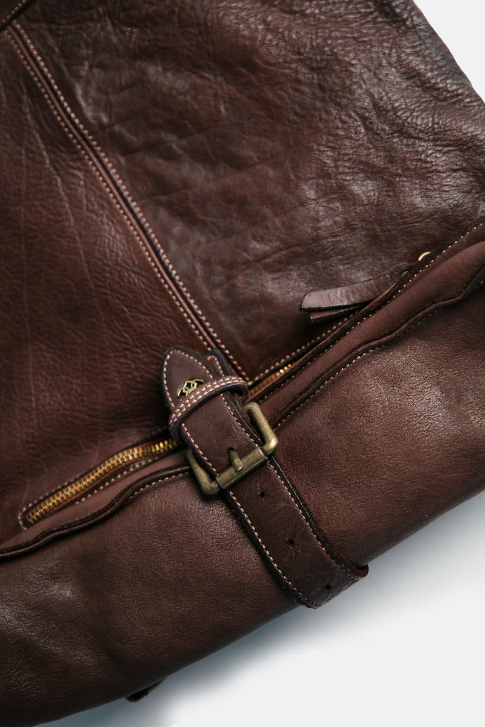 Grosseto Gold backpack 100% genuine leather Made in Italy - Barone Firenze
