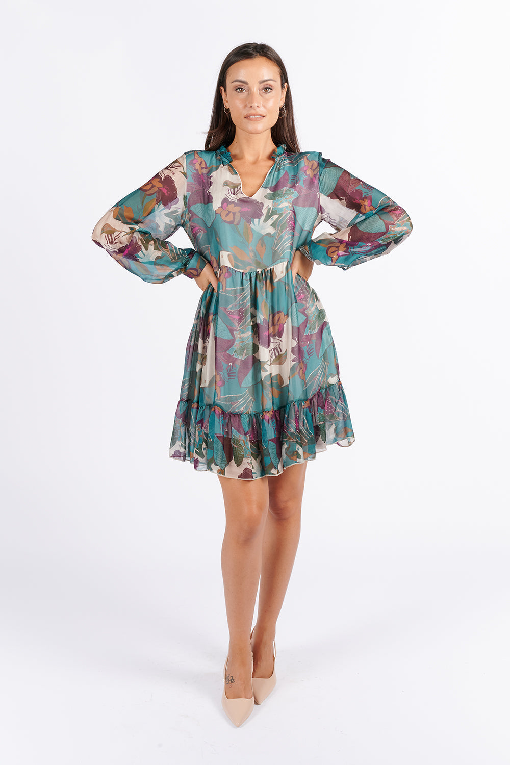 Elegant Short Dress - Baron Florence