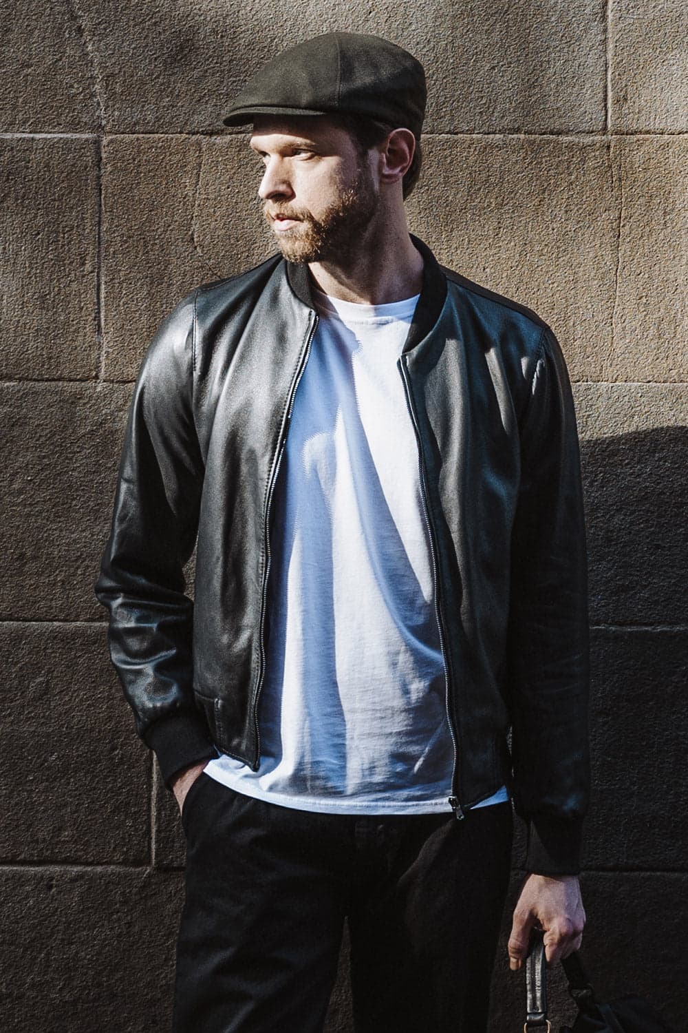 Riccardo man jacket 100% genuine leather Made in Italy - Barone Firenze
