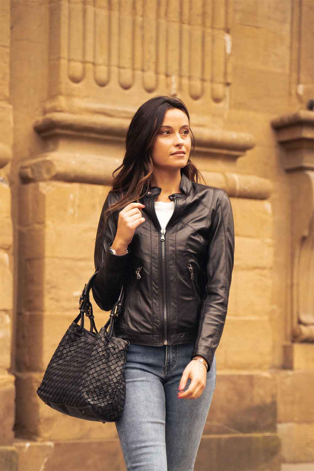 Siena woman bag 100% genuine leather Made in Italy - Barone Firenze