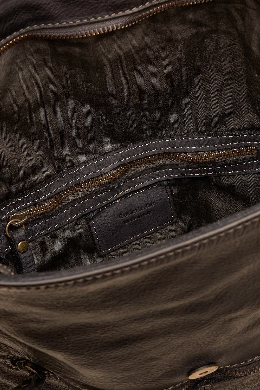 Grosseto Gold backpack 100% genuine leather Made in Italy - Barone Firenze